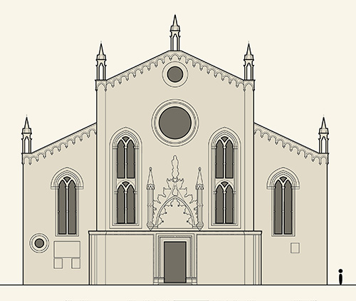 facciata della chiesa di Santo Stefano